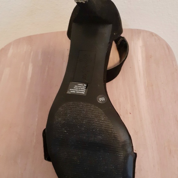 Style & Co Paycee Dress Sandals In Black Suede - Picture 2 of 3